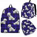 West Highland White Terrier Print BackPack - Express Shipping - Backpack - Black - Westie Print BackPack - Express Shipping / Child (Ages 4 to 7)