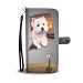 West Highland White Terrier Print Wallet Case-Free Shipping-IN State - iPhone 8