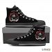 Women's Canvas Shoes - Free Shipping - Womens High Top - Black - Women's Canvas Shoes - Free Shipping / US9 (EU40)