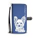 Yorkshire Terrier (Yorkie) On Blue Print Wallet Case-Free Shipping - Google Pixel 2