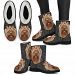 Yorkshire terrier (Yorkie) Print Faux Fur Boots For Women-Free Shipping - Faux Fur Boots - Black - Yorkshire terrier (Yorkie) Print Faux Fur Boots-Free Shipping / US11.5 (EU43)