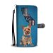 Yorkshire Terrier Print Wallet Case-Free Shipping-CA State - Samsung Galaxy Note 7