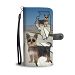 Yorkshire Terrier Print Wallet Case-Free Shipping-IL State - Motorola Moto Z Force