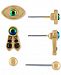 Rachel Rachel Roy Gold-Tone 3-Pc. Set Crystal Evil Eye Stud Earrings
