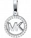Michael Kors Women's Custom Kors Sterling Silver Logo Charm