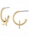 Rachel Rachel Roy Gold-Tone Mini-Star Open Hoop Earrings