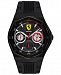 Ferrari Men's Aspire Black Silicone Strap Watch 42mm
