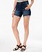 Style & Co Petite Frayed-Hem Double-Button Shorts, Created for Macy's