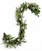 Martha Stewart Collection Lightly Frosted Garland with Champagne Color Mercury Glass Balls, Created for Macy's