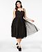 City Chic Trendy Plus Size Strapless Tulle Dress