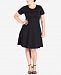 City Chic Trendy Plus Size Classic Fit & Flare Dress