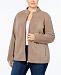 Karen Scott Plus Size Zeroproof Fleece Jacket, Created for Macy's