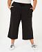Ideology Plus Size Cropped Wide-Leg Pants, Created for Macy's