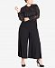 City Chic Trendy Plus Size Wide-Legged Cropped Pants