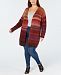 Style & Co Plus Size Ombre Open Cardigan, Created for Macy's