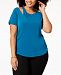 I. n. c. Plus Size Cutout T-Shirt, Created for Macy's