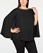 Ny Collection Plus Size Embellished Cape-Sleeve Top