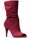 Michael Michael Kors Women's Elaine Open-Toe Mid-Shaft Boots Women's Shoes
