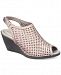 Bandolino Apela Perforated Wedge Sandals Women's Shoes