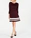 Jessica Howard Striped Sweater Dress