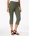 Jm Collection Pull-On Lattice-Inset Capri Pants, Created for Macy's