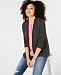 Charter Club Pure Cashmere 3/4 Sleeve Completer Sweater in Regular & Petite Sizes, Created for Macy's