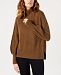 French Connection Balloon-Sleeve Turtleneck Sweater