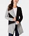 Style & Co Colorblocked Cardigan, Created for Macy's