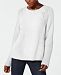 Eileen Fisher Organic Cotton Long-Sleeve Crew-Neck Sweater