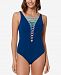 Bleu by Rod Beattie Strappy One-Piece Swimsuit Women's Swimsuit