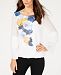 Alfani Printed Tiered-Sleeve Bubble Top, Created for Macy's
