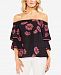 Vince Camuto Off-The-Shoulder Tiered-Sleeve Top