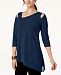 Alfani Cold-Shoulder Asymmetrical Top, Created for Macy's