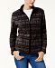 Karen Scott Petite Printed Fleece Jacket, Created for Macy's