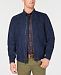 Tasso Elba Men's Faux Suede Bomber Jacket, Created for Macy's