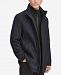 Marc New York Men's Car Coat with Knit Inset