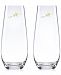kate spade new york Two Hearts 2-Pc. Stemless Toasting Flute Set