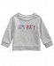 First Impressions Baby Girls Metallic Sweatshirt, Created for Macy's