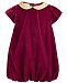 First Impressions Baby Girls Metallic Velvet Peter Pan Collar Bubble Dress, Created for Macy's