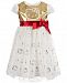 Hello Kitty Little Girls Sequin Velvet Dress