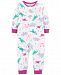 Carter's Baby Girls Dino-Print Pajamas