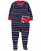 Carter's Toddler Boys Fire Truck Striped Fleece Pajamas