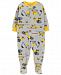 Carter's Toddler Boys Construction-Print Footed Pajamas