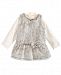 First Impressions Baby Girls 2-Pc. Faux-Fur Jumper & Printed Top Set, Created for Macy's