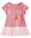 First Impressions Toddler Girls Rule-Print Cotton Peplum Top, Created for Macy's