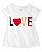 First Impressions Baby Girls Love-Print Cotton T-Shirt, Created for Macy's