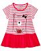 First Impressions Toddler Girls Striped Bear-Print Cotton Peplum Tunic, Created for Macy's