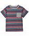 First Impressions Toddler Boys Multi-Stripe Pocket T-Shirt, Created for Macy's