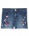 Epic Threads Little Girls Embroidered Unicorn Denim Shorts, Created for Macy's