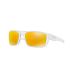 Drop Point - Matte Clear - Fire Iridium Lens Sunglasses-No Color